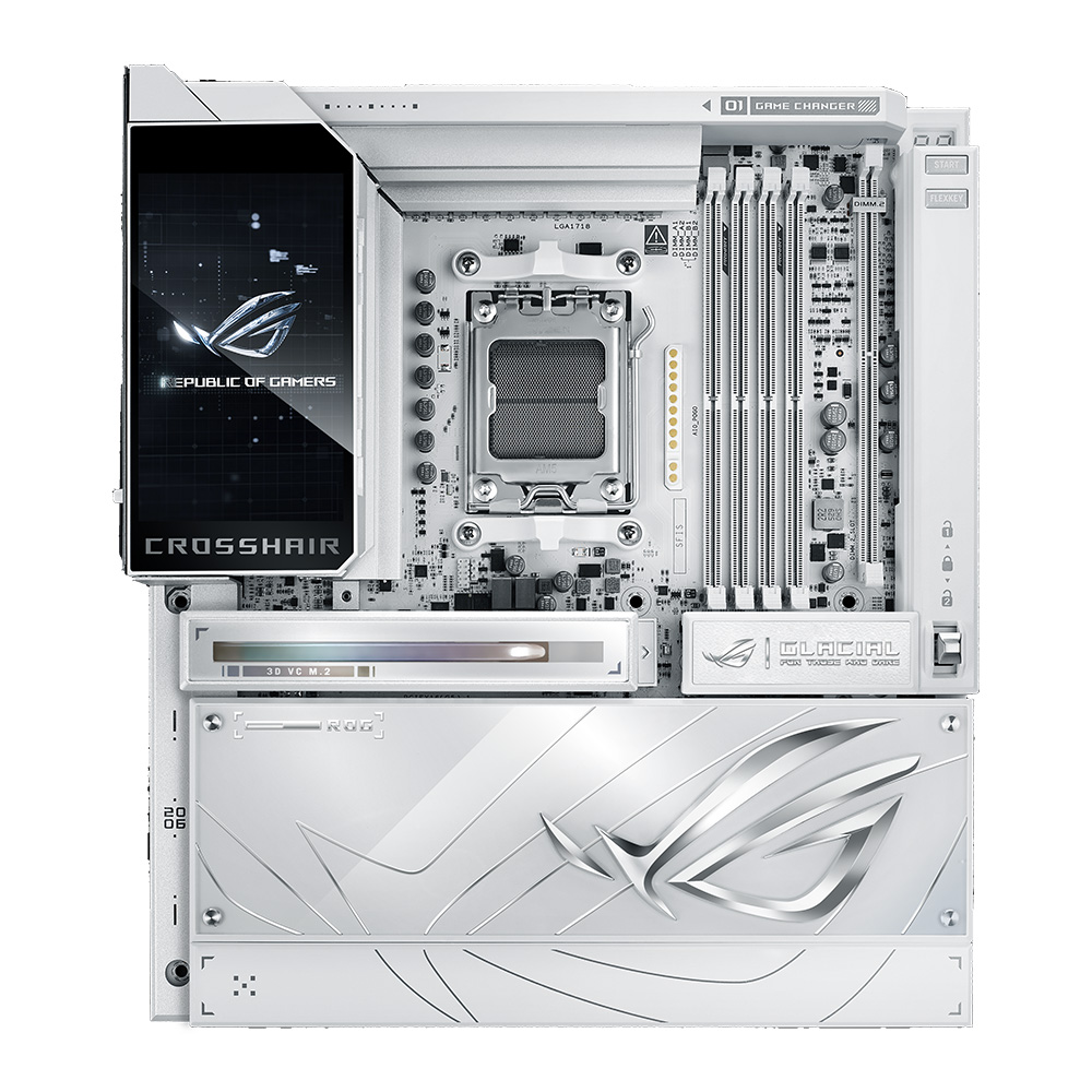 AMD X870Eチップセット搭載フラグシップマザーボード・ホワイトカラー